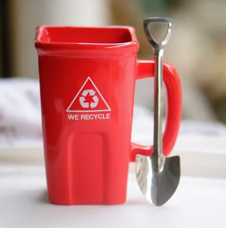 Tasse Créative Poubelle